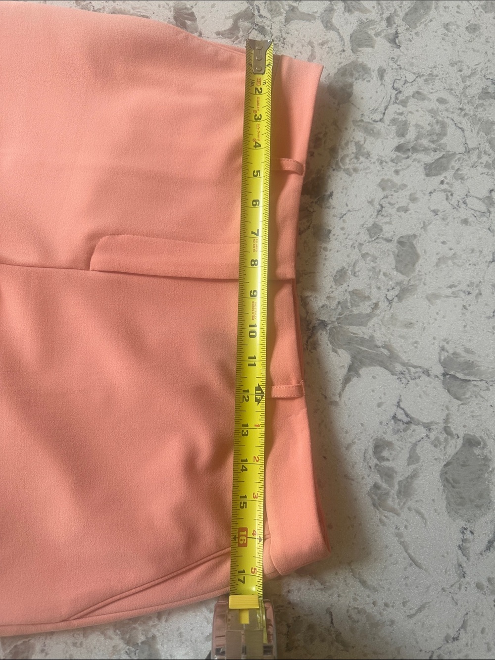 Tahari Peach Straight-Leg Dress Pants Trousers Size 10 - Picture 3 of 11